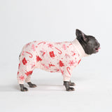 Weihnachtspyjama für Hunde - Zuckerstange