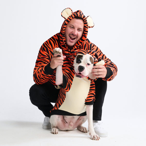 Halloween Human Hoodie - Tiger