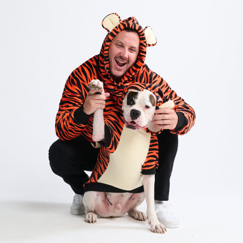 Halloween Human Hoodie - Tiger