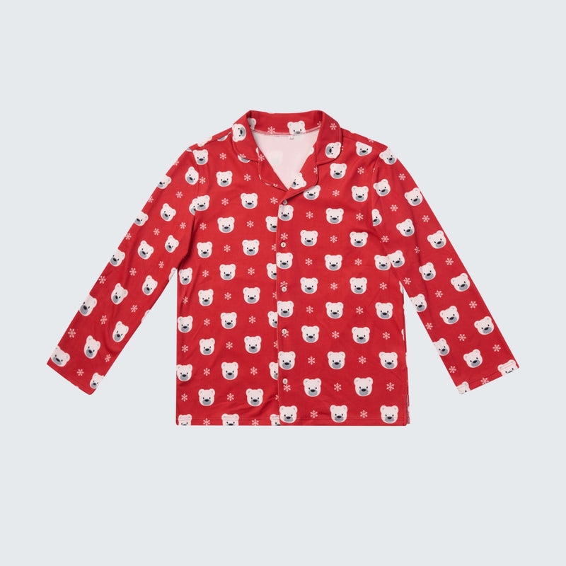 Human Pajama Top - Polar Bear