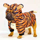 Halloween Hund Hoodie - Tiger