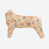 Hunde Pyjama - Kekse und Milch