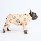 Hunde Pyjama - Kekse und Milch
