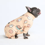 Hunde Pyjama - Kekse und Milch