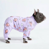 Hundepyjama – Wenn Schweine fliegen – Lila