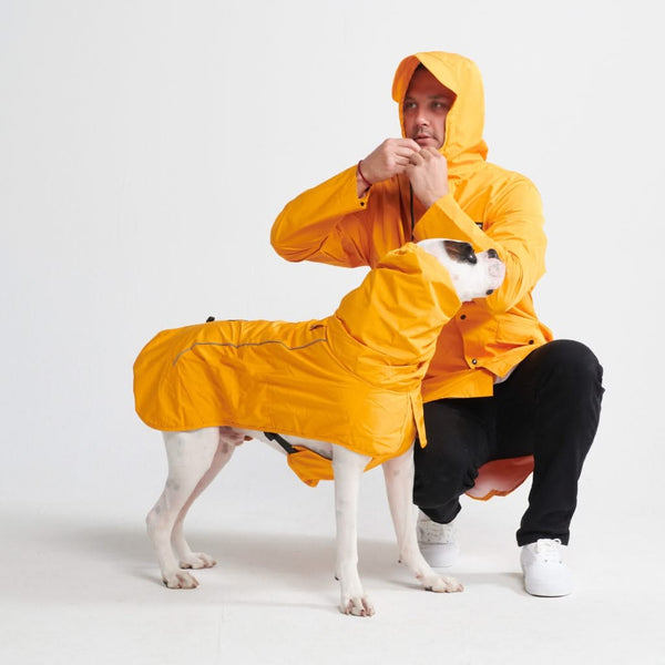 Breatheshield™ Human Raincoat - Mustard Yellow