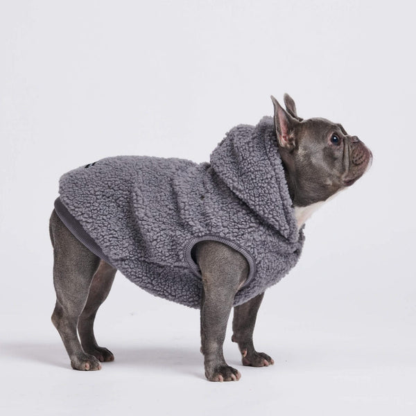 Teddy Sherpa Hundejacke - Grau