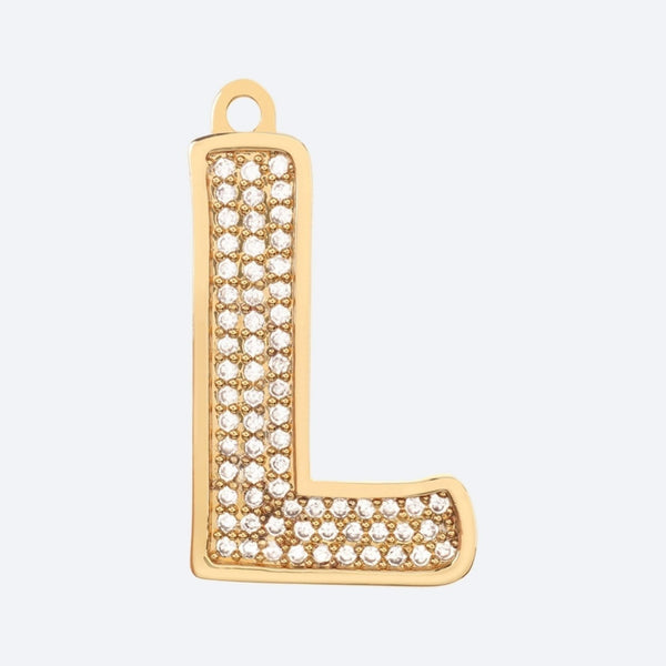 Initial Letter Jewelry Tag - L