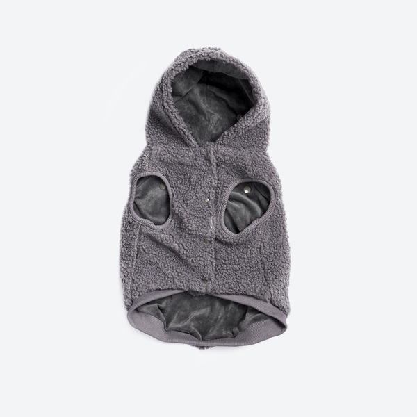 Teddy Sherpa Hundejacke - Grau